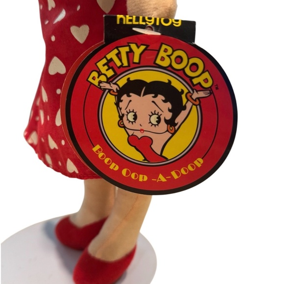 Betty Boop Plush Red and White Heart Dress 2004 - Picture 11 of 12